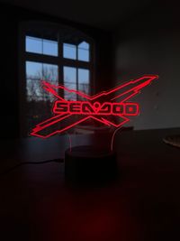 Seadoo Ständer dunkel rot